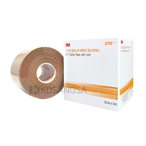 3M 엘라스틱 테이프 위드 라이너 2702 (1개)_이미지