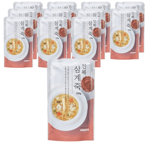 펫원 더주스 원더푸드 전복 삼계죽 120g
