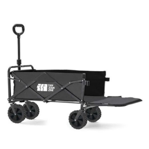 a83 확장형 고강도 캠핑 웨건 블랙 M_이미지