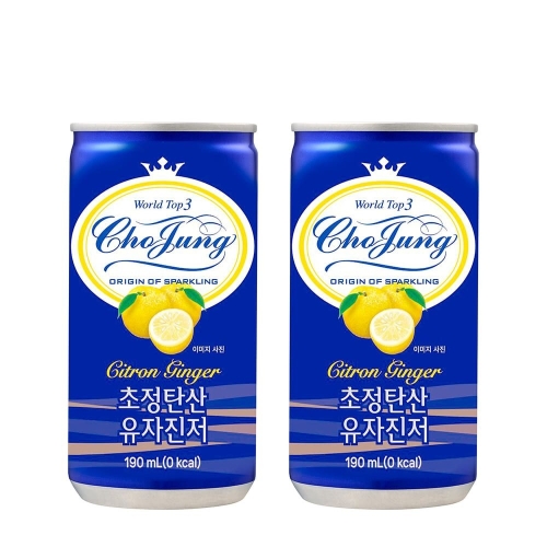 일화 초정탄산 유자진저 190ml (30개)_이미지