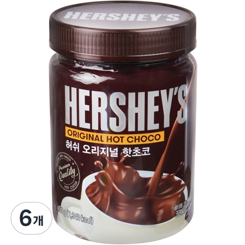 허쉬 오리지널 핫초코 용기형 450g (6개)_이미지