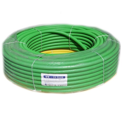 CD 전선관 녹색 16mm