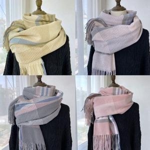 질샌더 스타일 리쉬 데일리 겨울 여성 클래식 패션 수술 체크 WFI1LD5