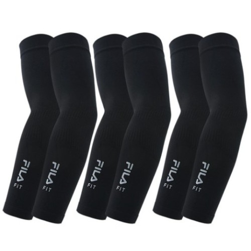 휠라 핏 자외선 차단 쿨토시 3세트 2p (블랙)