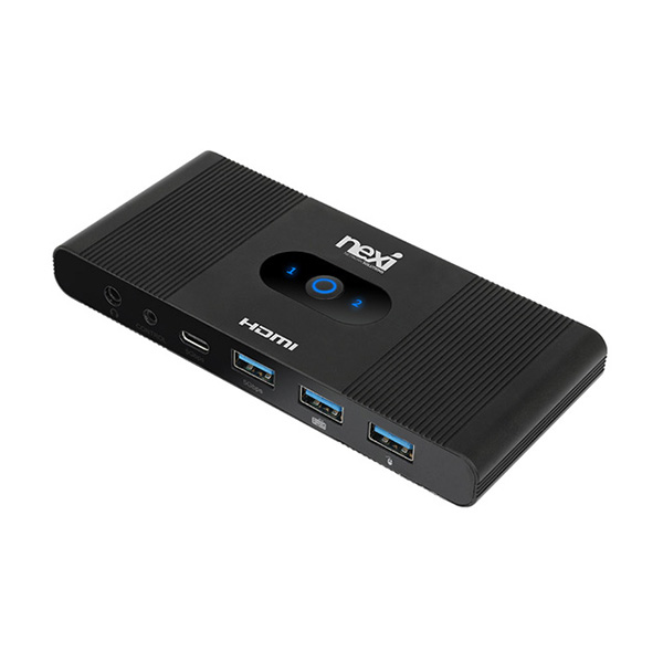 리버네트워크 NEXI NX1662 2포트 HDMI KVM 스위치_이미지