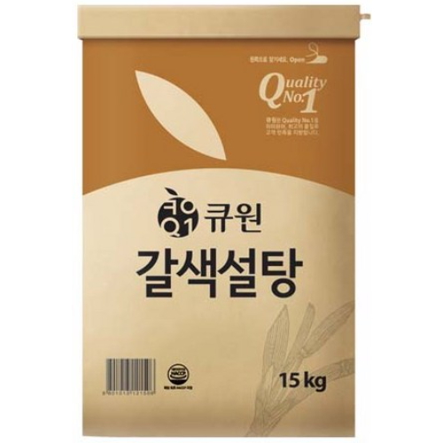 큐원 갈색설탕 15kg (3개)_이미지