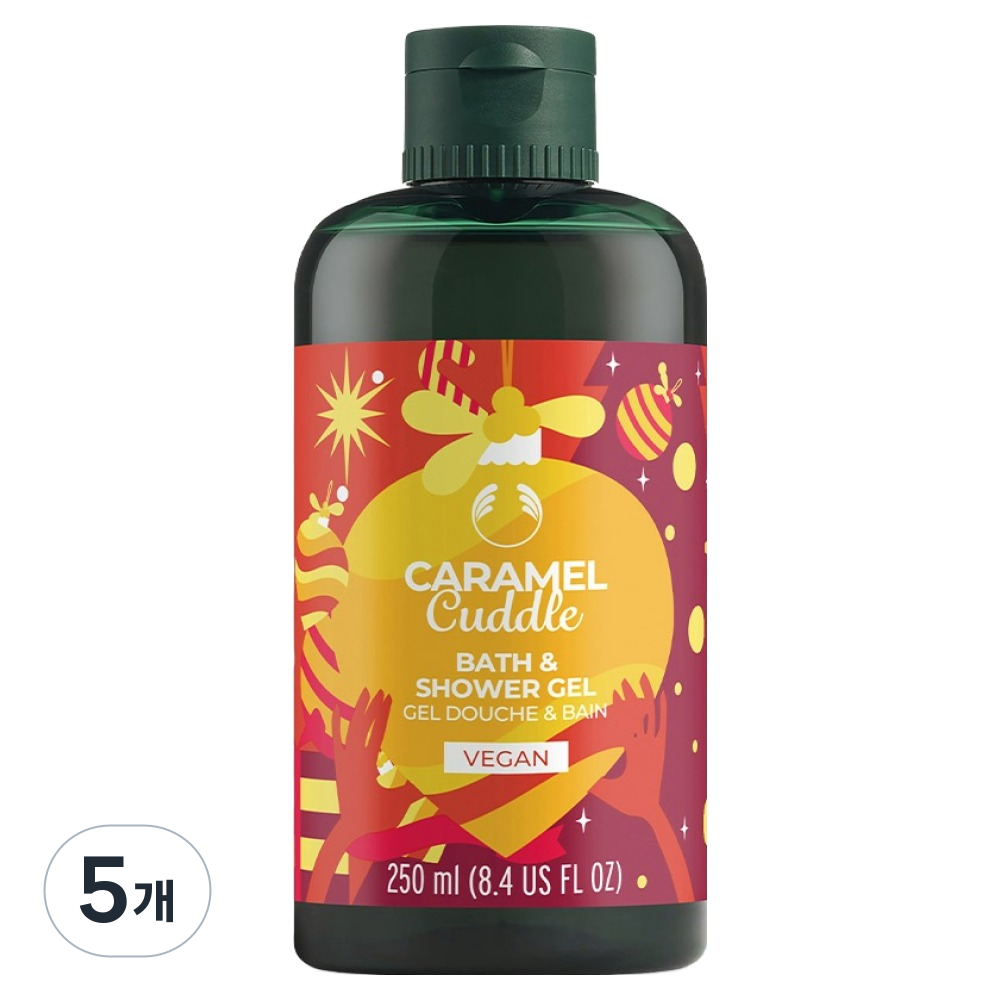 더바디샵 카라멜 커들 배쓰&샤워 젤 250ml (5개)_이미지