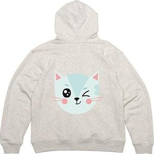 셀러허브 패션 JHQSYG86_51HD 뒷면 고양이얼굴 윙크 야옹이 그림 프린팅_이미지