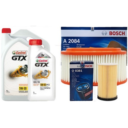 캐스트롤  GTX SP/C3 5W30 7L + 보쉬필터 현대 포터2 22년 이후 2.5 디젤
