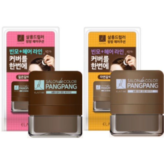 LG생활건강 엘라스틴 살롱드컬러 팡팡 헤어쿠션 3.5g (3개)