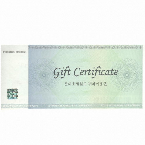 롯데호텔 상품권 라세느부페식사권/10만원권