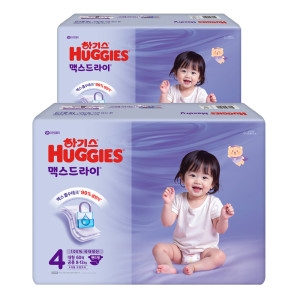 하기스 2025 맥스드라이 밴드형 4단계-공용 (120매)_이미지