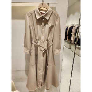 숲(SOUP) 7부 소매 턴업 비죠 셔츠형 원피스 SA4OP90_이미지