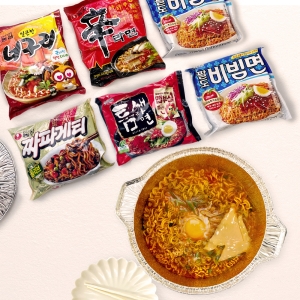 팔도 함께라면 세트 1개 섞어먹는 라면 세트 함께라면 짜파구리 16도비빔면 신새라면 해삼라면 틈새떡라면 냄비세트 자취템 캠핑