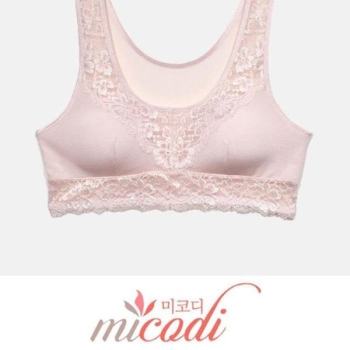 오노마 ONM 여성스러운 레이스 청량한 풍기인견 탑 브라 S9718550_이미지