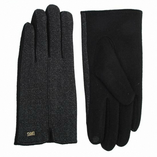 체크무늬 모직장갑 GPR384H