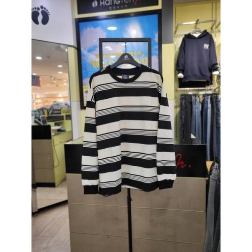 행텐주니어 세이브존06 주니어 니트라이크 스트라이프 티셔츠 14560-031-210-46 S46514238