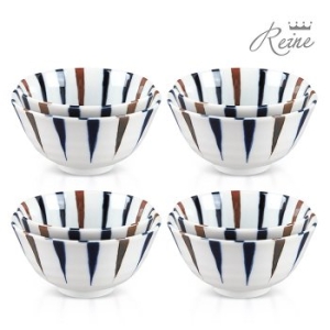 헨느 아이도쿠사 도자기 공기대접 8P세트 / 일본공대