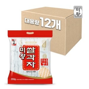 리말트식품 미왕 고소한 쌀과자 250g (12개)
