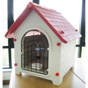 쥬펫 강아지 하우스 쥬펫 럭키하우스 L