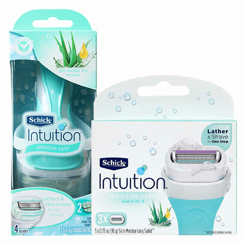 쉬크 인튜이션 내츄럴 (면도기1개+날4개)_이미지