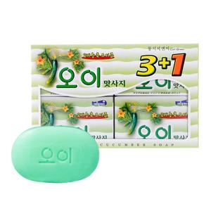 동서씨앤지 셀그린 오이 맛사지 비누 100g (4개)