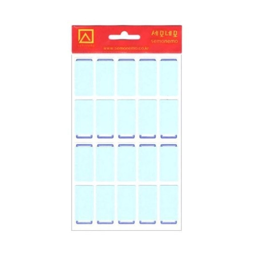  세모네모 보호견출지 청색 10-411B 20개