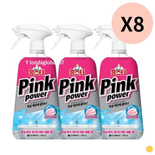 홈스타 핑크파워 욕실찌든때 클리너 750ml (24개)_이미지