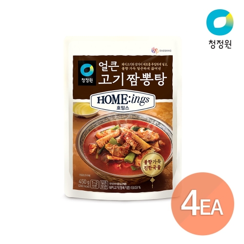 대상 청정원 호밍스 얼큰고기짬뽕탕 450g