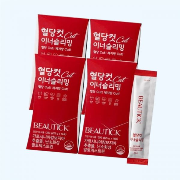 지엔씨 뷰틱 혈당컷 이너슬리밍 14포 (4개)_이미지