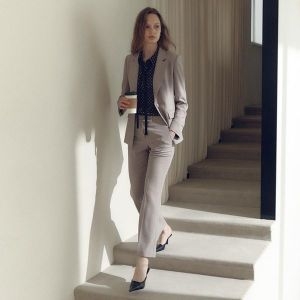 S쏠레지아 원버튼 슬림핏 싱글 자켓 SOO9ZJK51