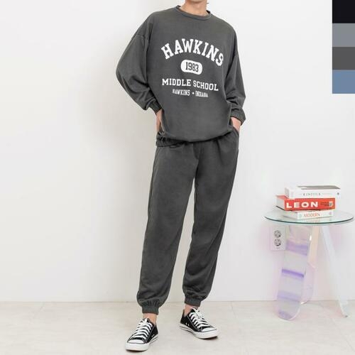  제이큐 GQQ M781_M880 남자호킨스맨투맨조거세트