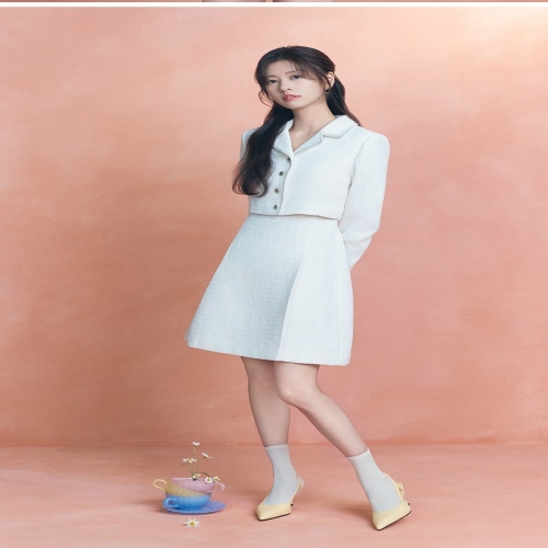  로엠 카라 트위드 2in1 원피스 RMOWE49S11