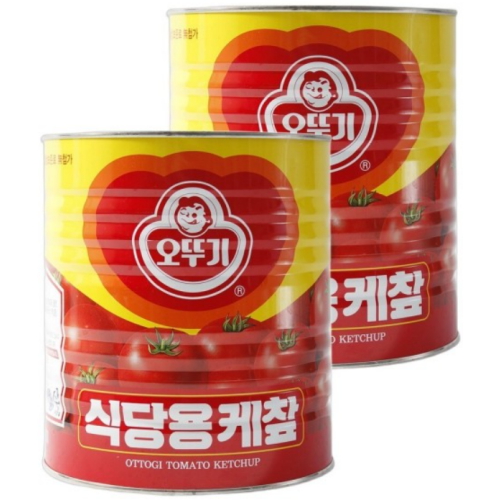 오뚜기 식당용 케찹 캔 3.3kg (2개)_이미지