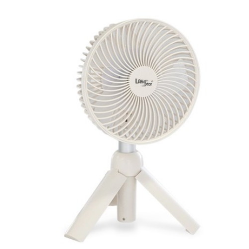 라인업시스템 LANSTAR 휴대용 LED 캠핑 선풍기 (아이보리)_이미지