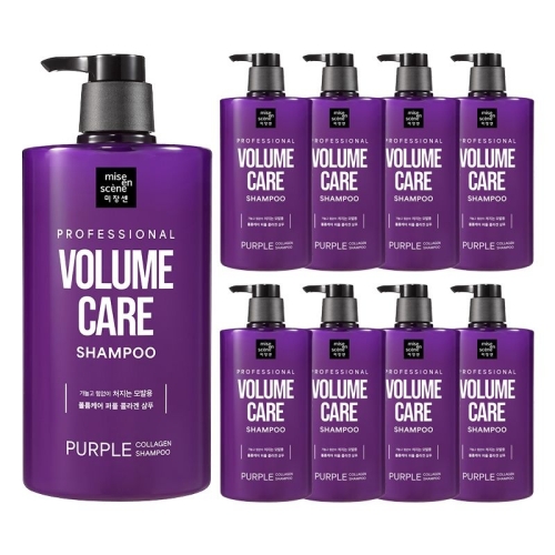 미쟝센 볼륨케어 퍼플 콜라겐 샴푸 1000ml (9개)_이미지