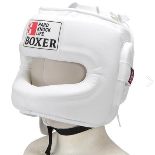 이사미 복싱 풀페이스 헤드기어 IBX-295 (화이트)_이미지