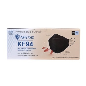 E&W 애니가드 마스크 KF94 대형 블랙 (30매)_이미지