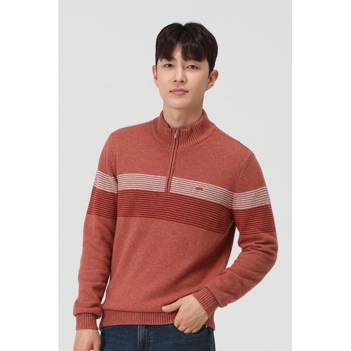 PAT 남성 방풍 반집업 니트 1J73434_이미지