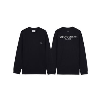 우영미 로고 긴팔 티셔츠 154166026_이미지