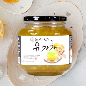 [불명] 국내산 고흥유자차 정백당 1kg x 2병 유자청_이미지