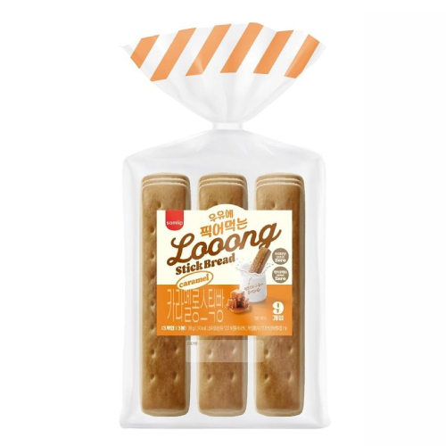 SPC삼립 우유에 찍어먹는 카라멜롱스틱빵 288g (3개)