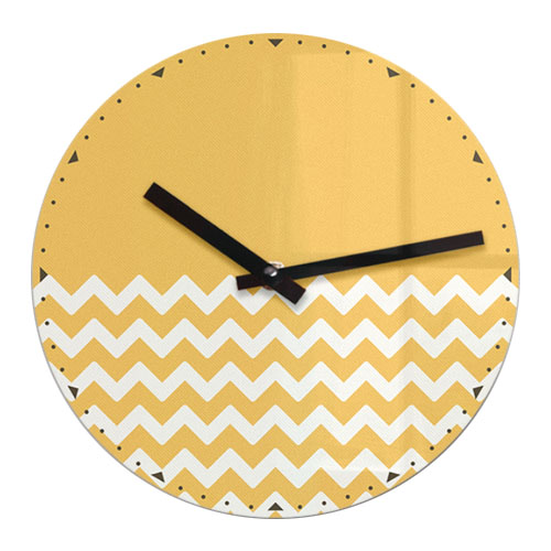 녹스디자인 리플렉스 텍스쳐 무소음 아크릴 벽시계 대 INP07YE