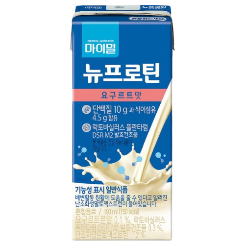 대상웰라이프 마이밀 뉴프로틴 요구르트맛 190ml (16개)_이미지