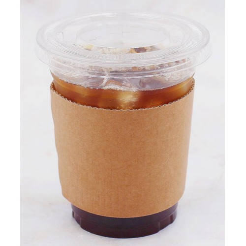 14온스 테이크아웃투명컵+펑리드+무지홀더