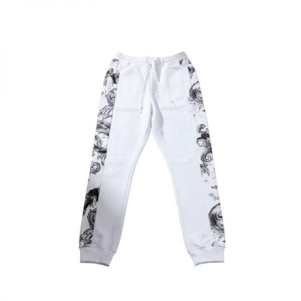 베르사체 Printed Cotton-Jersey Sweatpants 80GAA3C0 FS196 U22 프린티드 코튼 저지 스웻 팬츠