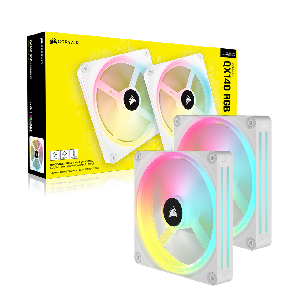 CORSAIR iCUE LINK QX140 RGB STARTER KIT