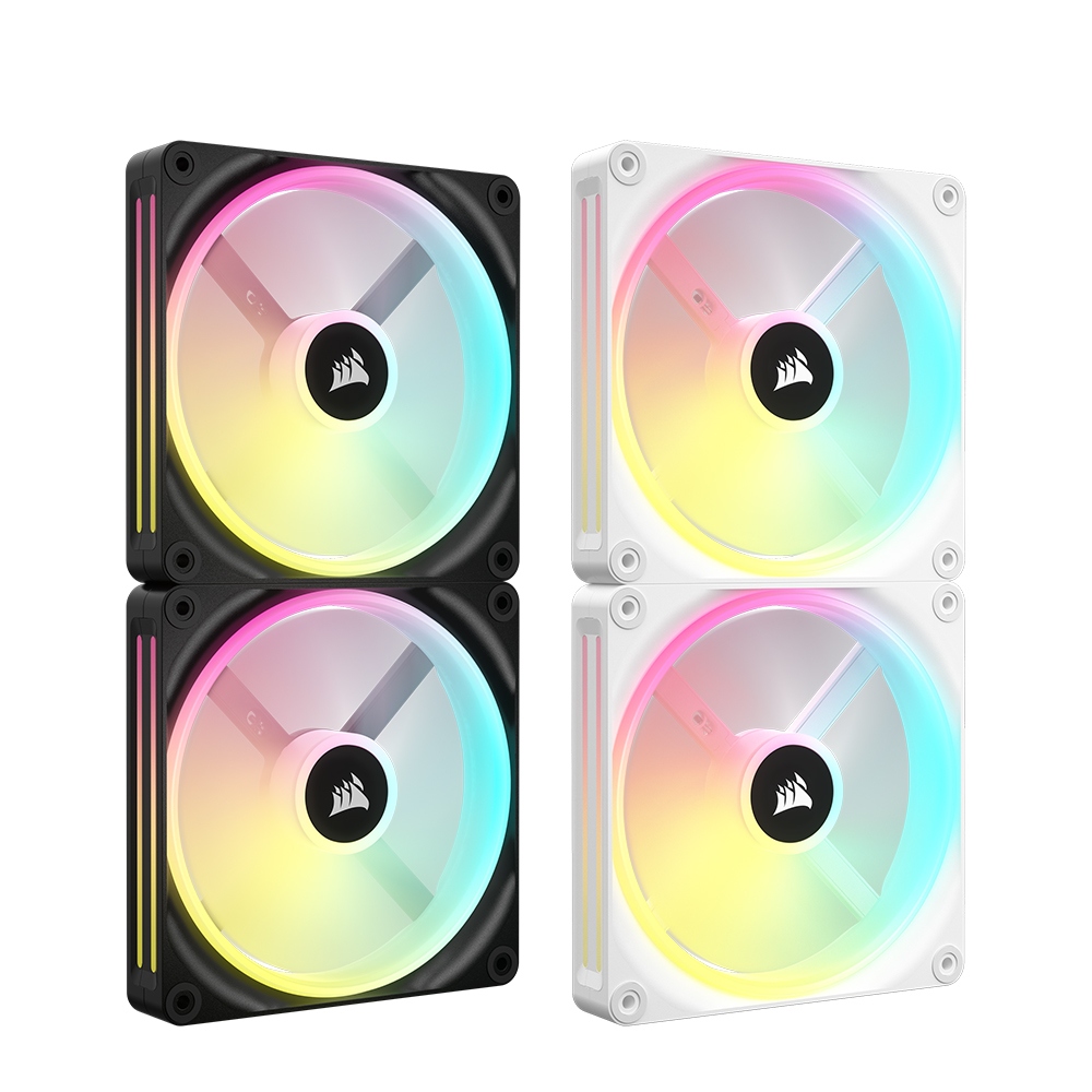 CORSAIR iCUE LINK QX140 RGB STARTER KIT (컨트롤러/2팩, 화이트)_이미지