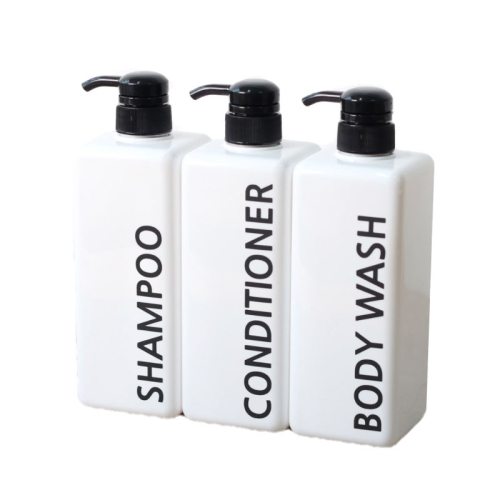 로맨틱노벰버 욕실 디스펜서 800ml 3종 세트 모던블랙 1세트