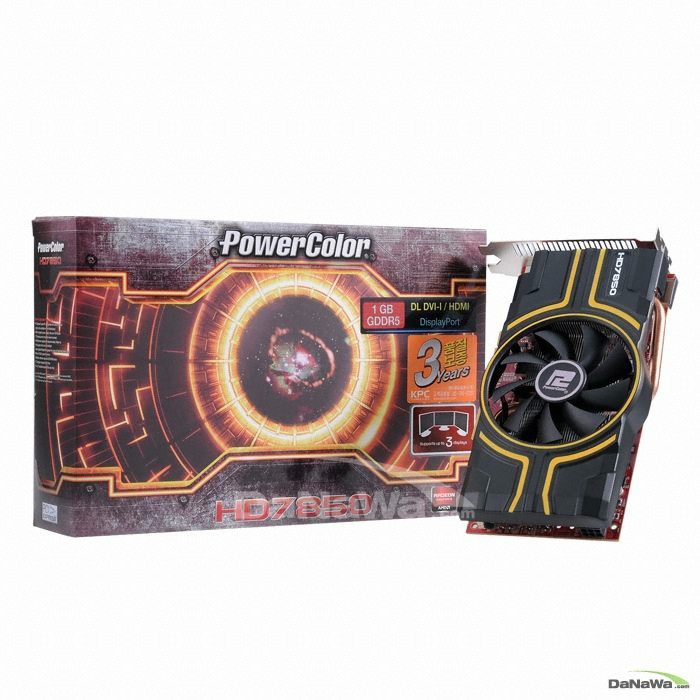 PowerColor 라데온 HD 7850 OC D5 1GB KPC_이미지